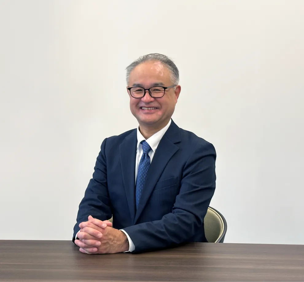 代表社員、折出智久の写真